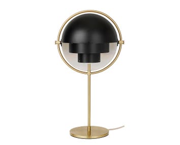 Multi-Lite Bordslampa Mässing Svart