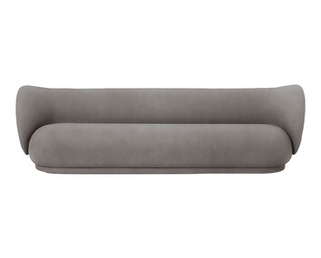 Rico Soffa 4-sits i tyget Brushed Warm Grey