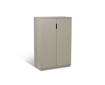 Aoko Skåp Beige med täckta dörrar