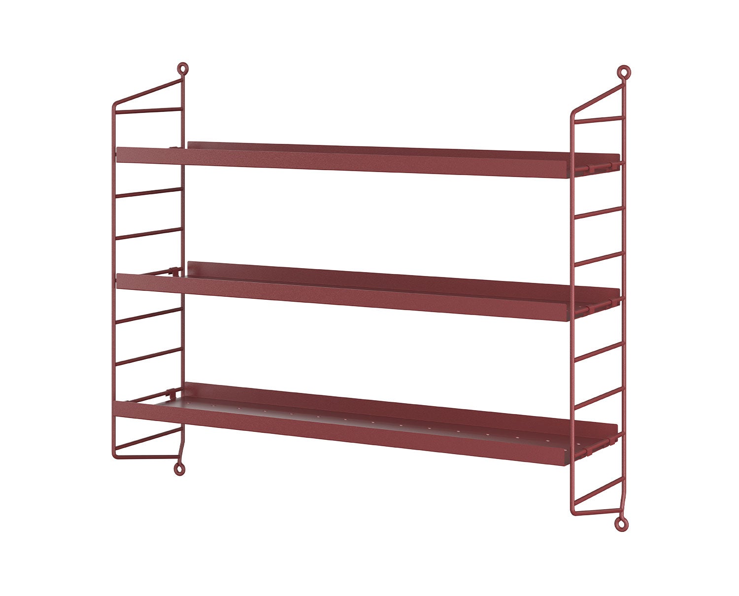 String Pocket Metall Oxtorgsröd