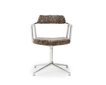 Vipp 452 Swivel Chair Curly edition kontorsstol i fårskinn | Vipp