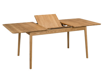 ZigZag Matbord i oljad ek med butterfly iläggsskiva