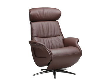 Clement Reclinerfåtölj med batteri helklädd i läder