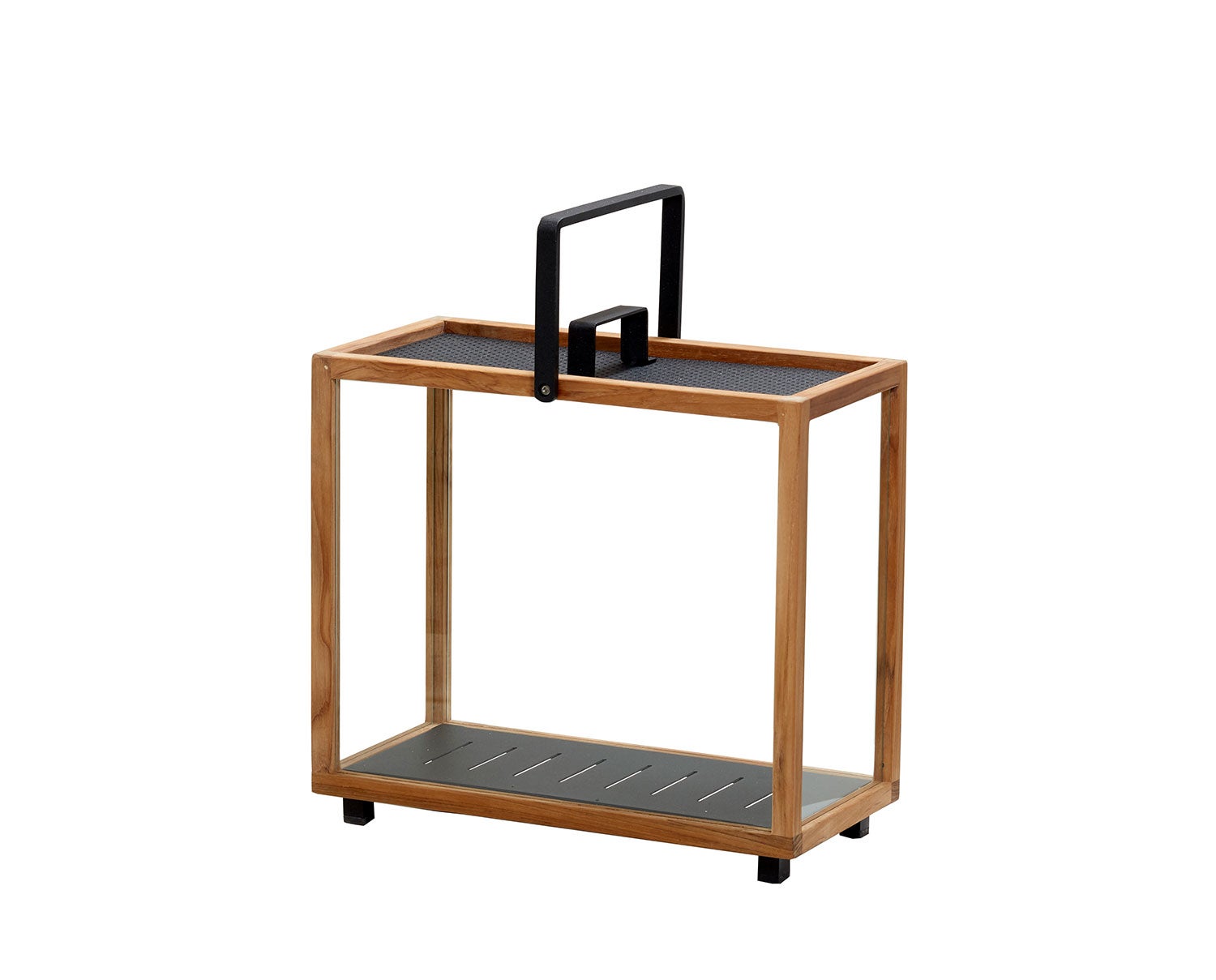 Lighthouse Lykta Rektangulär Teak / Lava Grey