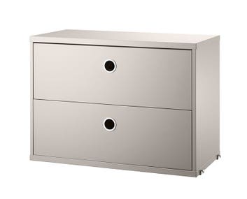 String Lådor 58x30 Beige