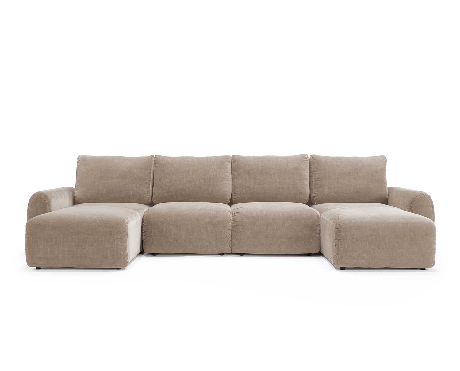 Innovation-Norum-Sofa-Bed-U-Shape-Curve-Arms-417-Esina-Mocha