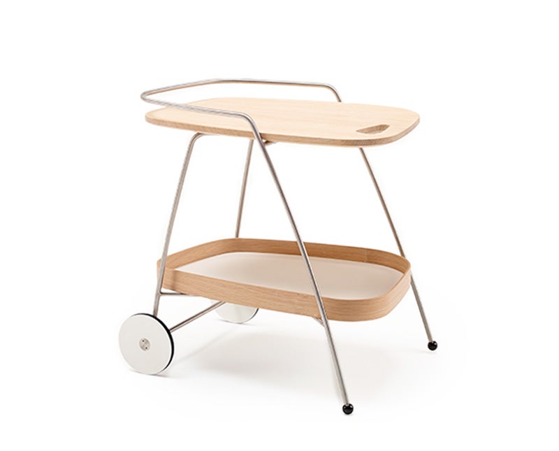 AK 700 Serveringsvagn Ek / Vit