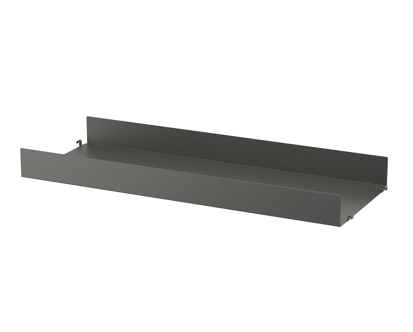 String Metall Hyllplan Hög 78x30 Mörkgrå