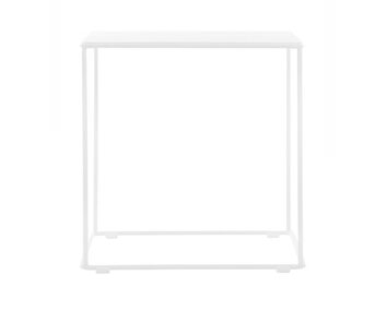 Barr Kvadrat Sidobord Vit