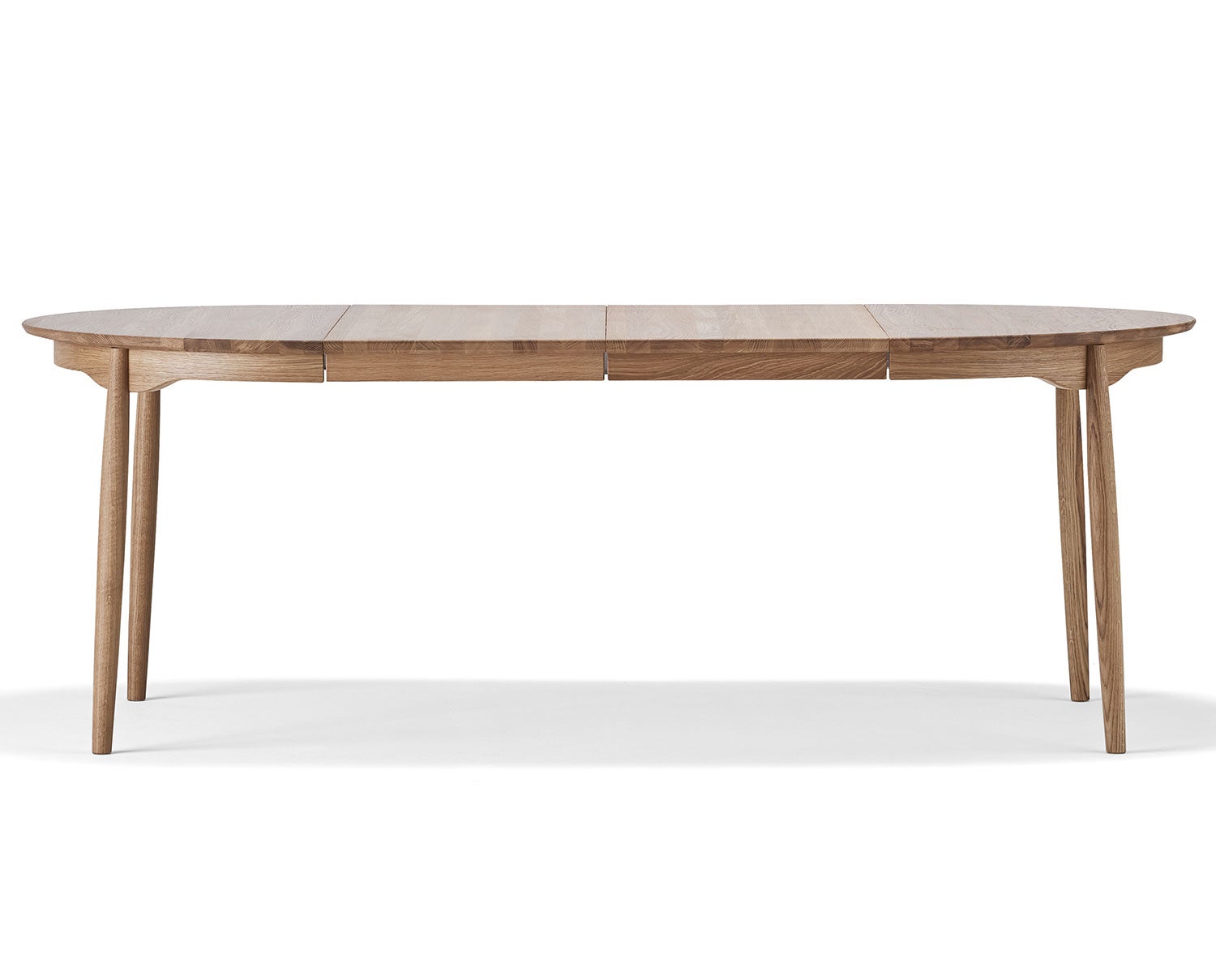 Carl matbord i oljad ek, 115+2 ilägg | StolAB