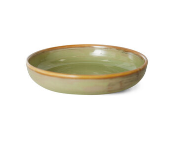 Chef Ceramics Djup Tallrik Moss Green