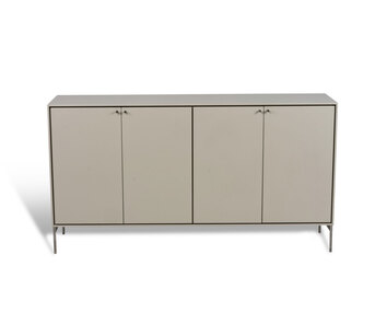 Volt Sideboard Täckta Dörrar Beige / Rostfritt