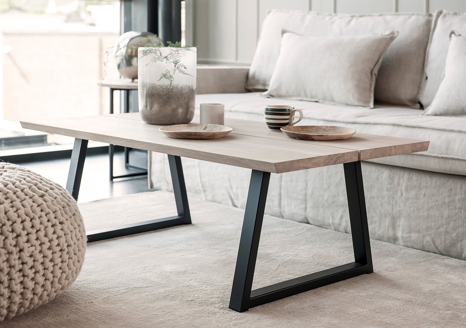 Forest soffbord 2-plank, vitoljad ek, trapezben