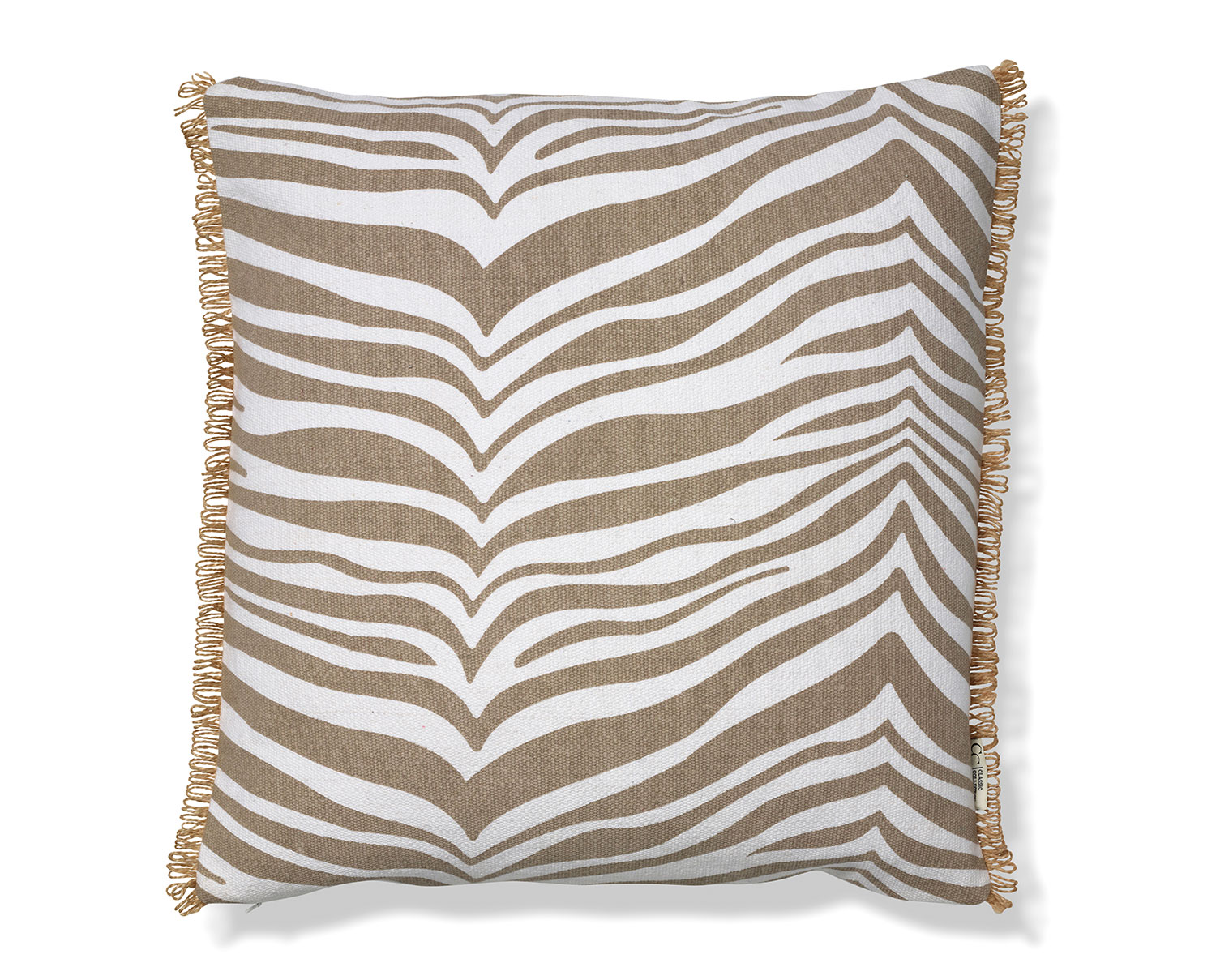 Zebra Kudde 50x50 Simply Taupe