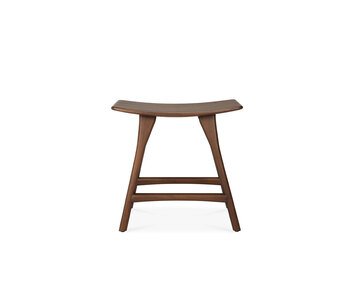 Osso Pall Brunlackad Teak Träsits