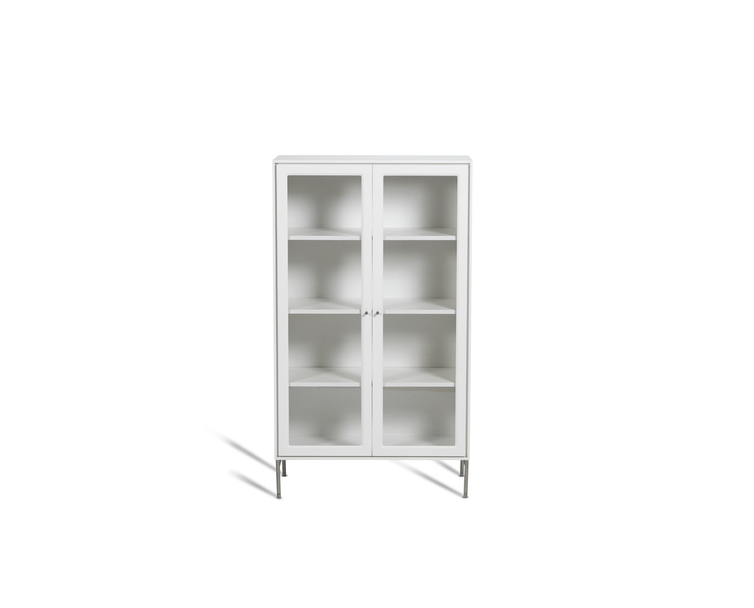 Volt Skåp Glasdörr 130 Vit