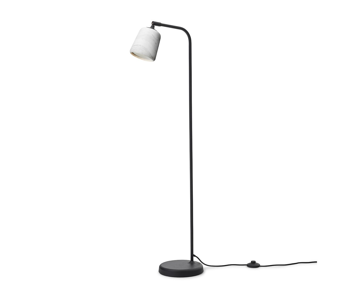 Material Golvlampa Vit Marmor