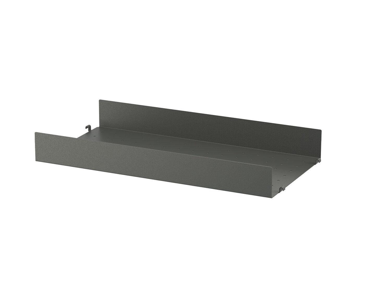 String Metall Hyllplan Hög 58x30 Mörkgrå