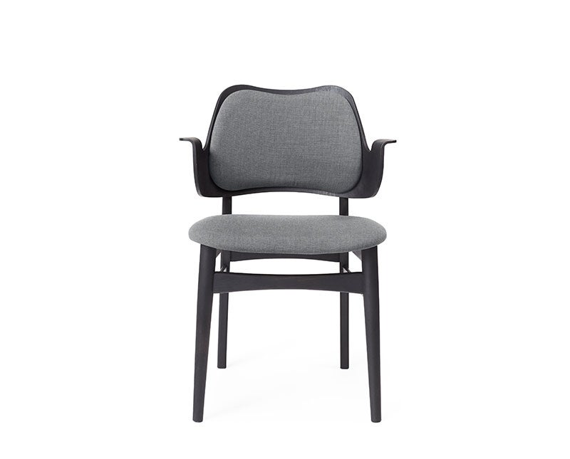Gesture stol Svart BS Grey Melange m rygg