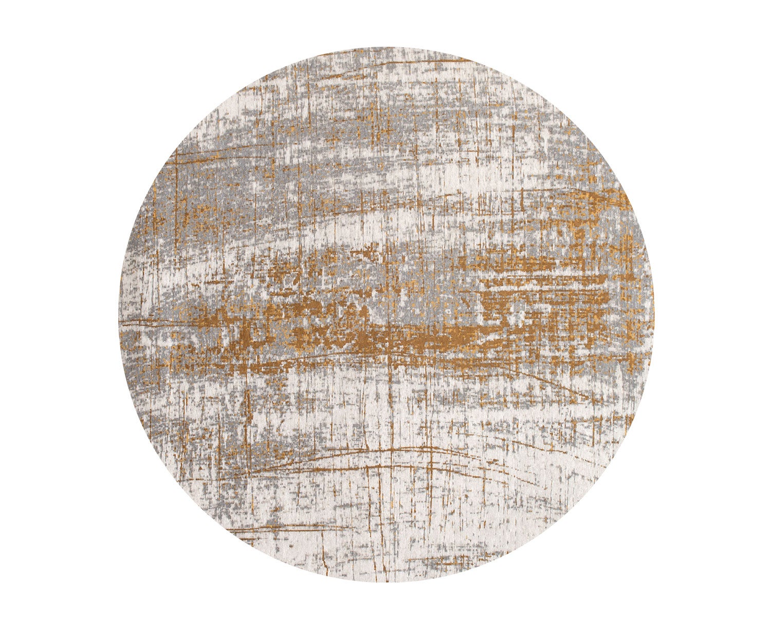 Louis-De-Poortere-Griff-Rug-Round-Columbus-Gold