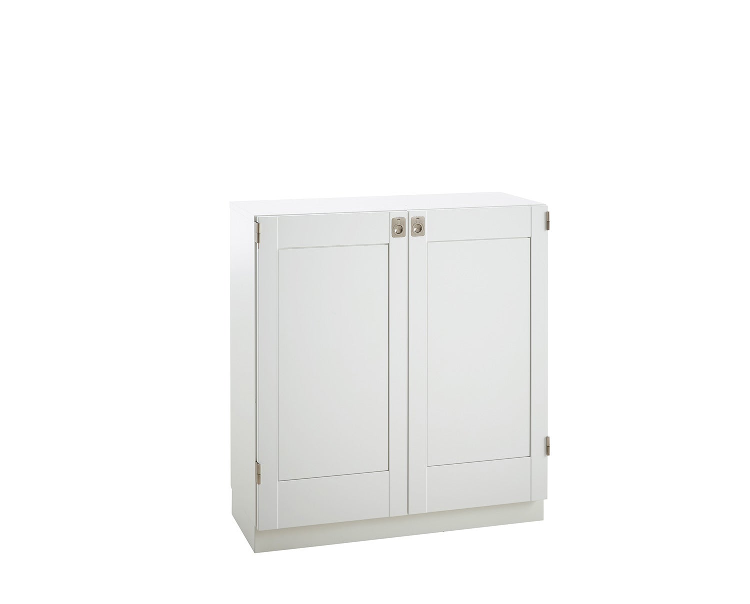 KA 72 Skåp Nr.737 vit, med trädörrar.