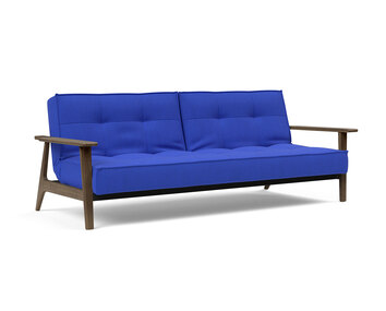 Splitback Frej Bäddsoffa Rökt Ek i tyget 512 Elegance Ultramarine