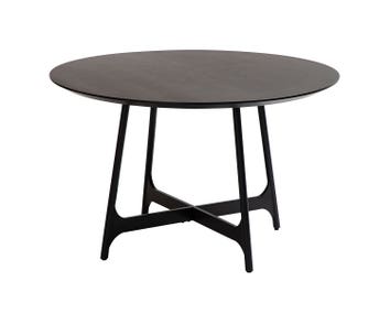 Ooid-Matbord-Runt-Svart-Ask