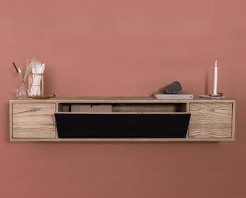 Optic HIFI Sideboard från Kristensen i gråbrunoljad ask C20