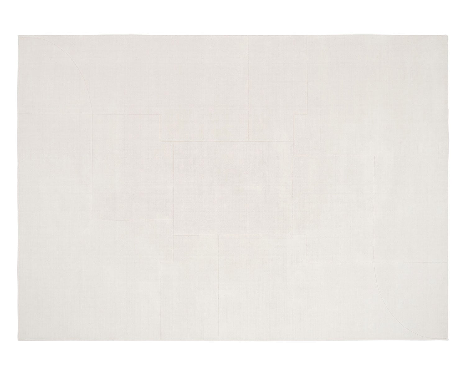 Geometric Maze Matta i färgen White