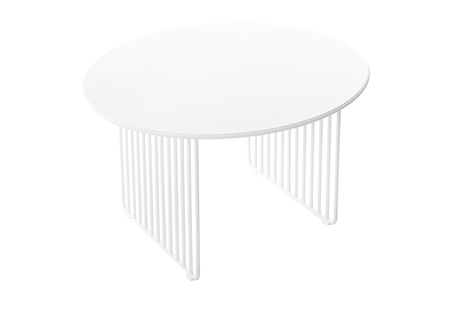 Barr Cirkelbord med Pall | Vit