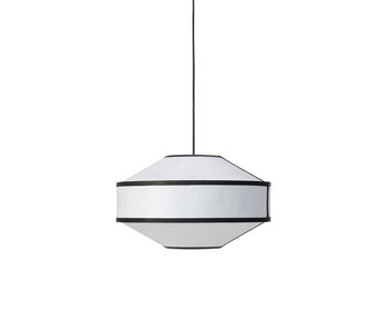 New-Works_Packshots_23110_Kite-Pendant_White-Black-Tyvek_55cm_Off