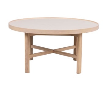 Marsden Soffbord 90 centimeter Vitpigmenterad Ek
