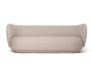 Rico Soffa 3-sits i tyget Main Line Flax Sand