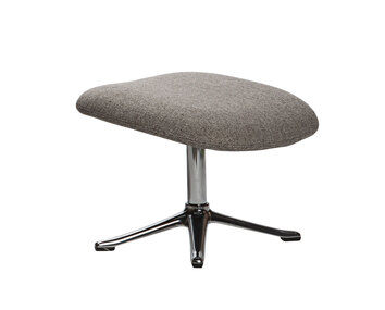 Stilo Fotpall med ben i polerad aluminium