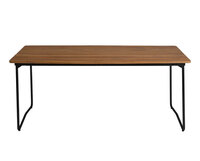 Bord B31 170 i teak med svart stativ