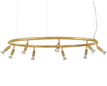 Star Rund Taklampa Rå Mässing