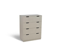AOKO Byrå 4 lådor Beige