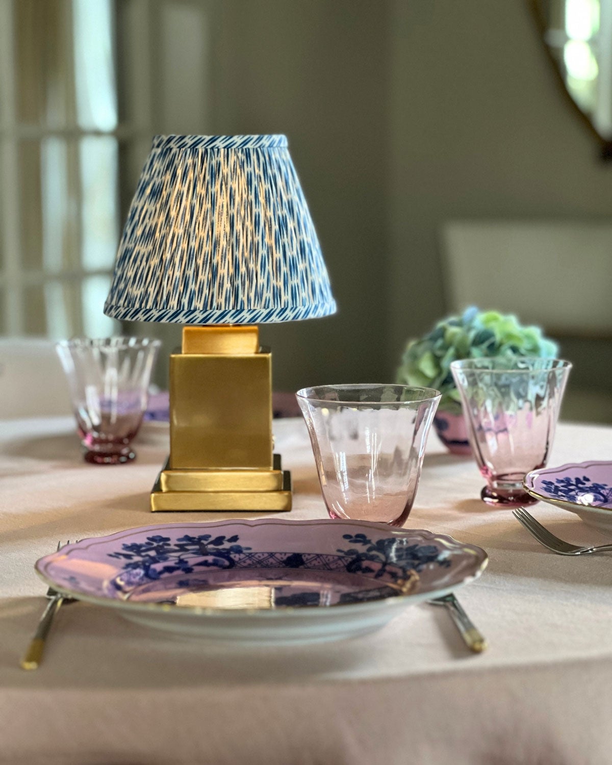 London portable lamp brass from House of Firefly