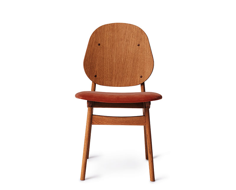 Noble Stol Brick Red Teak Oak