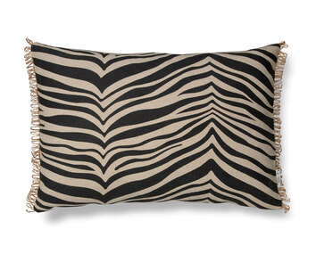Zebra Kudde | 40x60 Svart