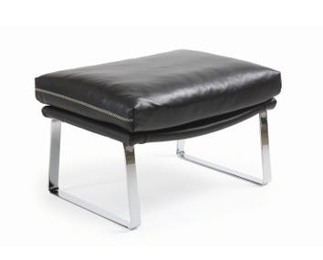 Conform-Shabby-Footstool-Chrome-Fantasy-Black