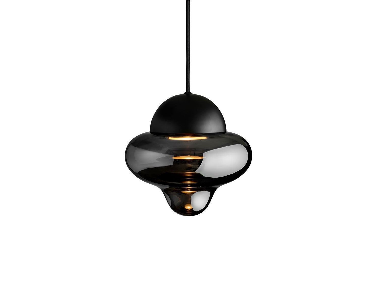 Nutty brown glass svart