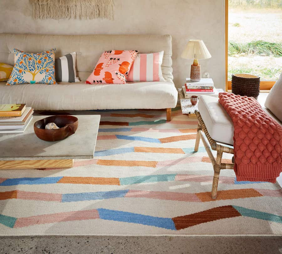 Classic-Collection-Vibrant-Matta.jpg Vibrant matta i ett bohemiskt och färgglatt rum