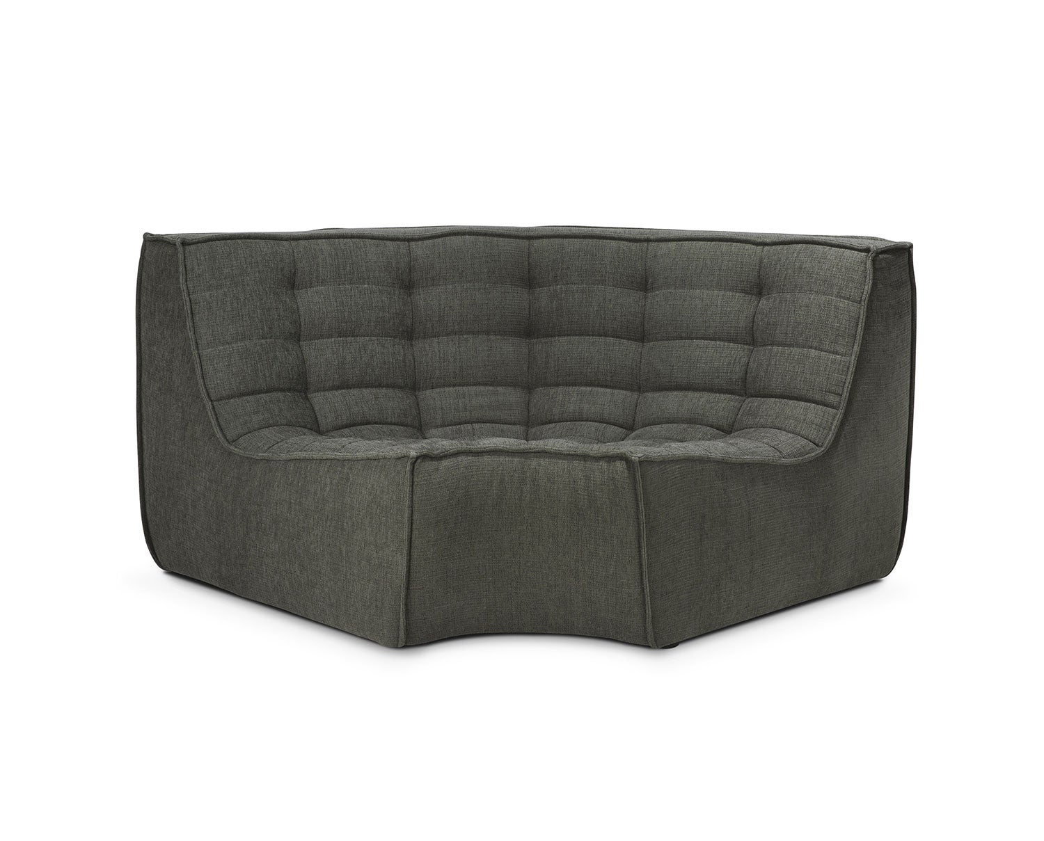 N701 Soffa 90° Runt Hörn | Tyg ECO Moss | Ethnicraft | Tibergs Möbler