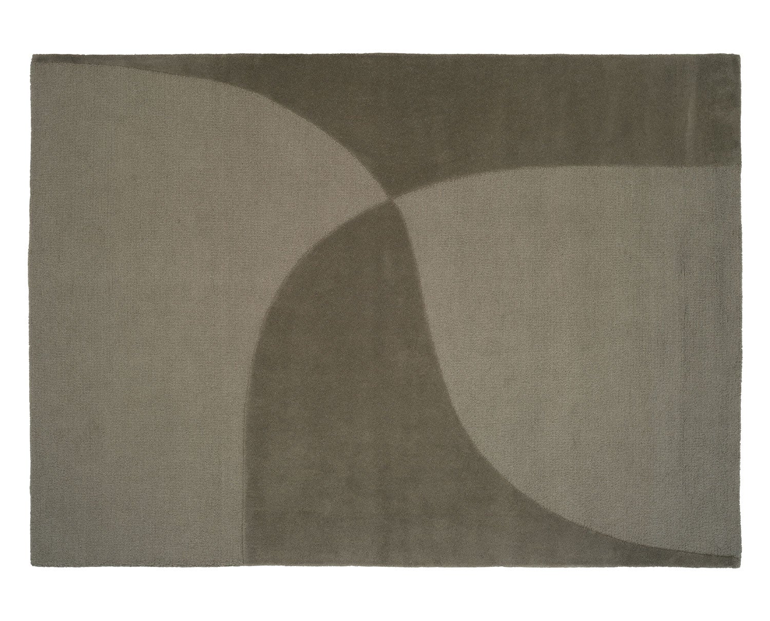 Split Plains Matta i färgen Moss