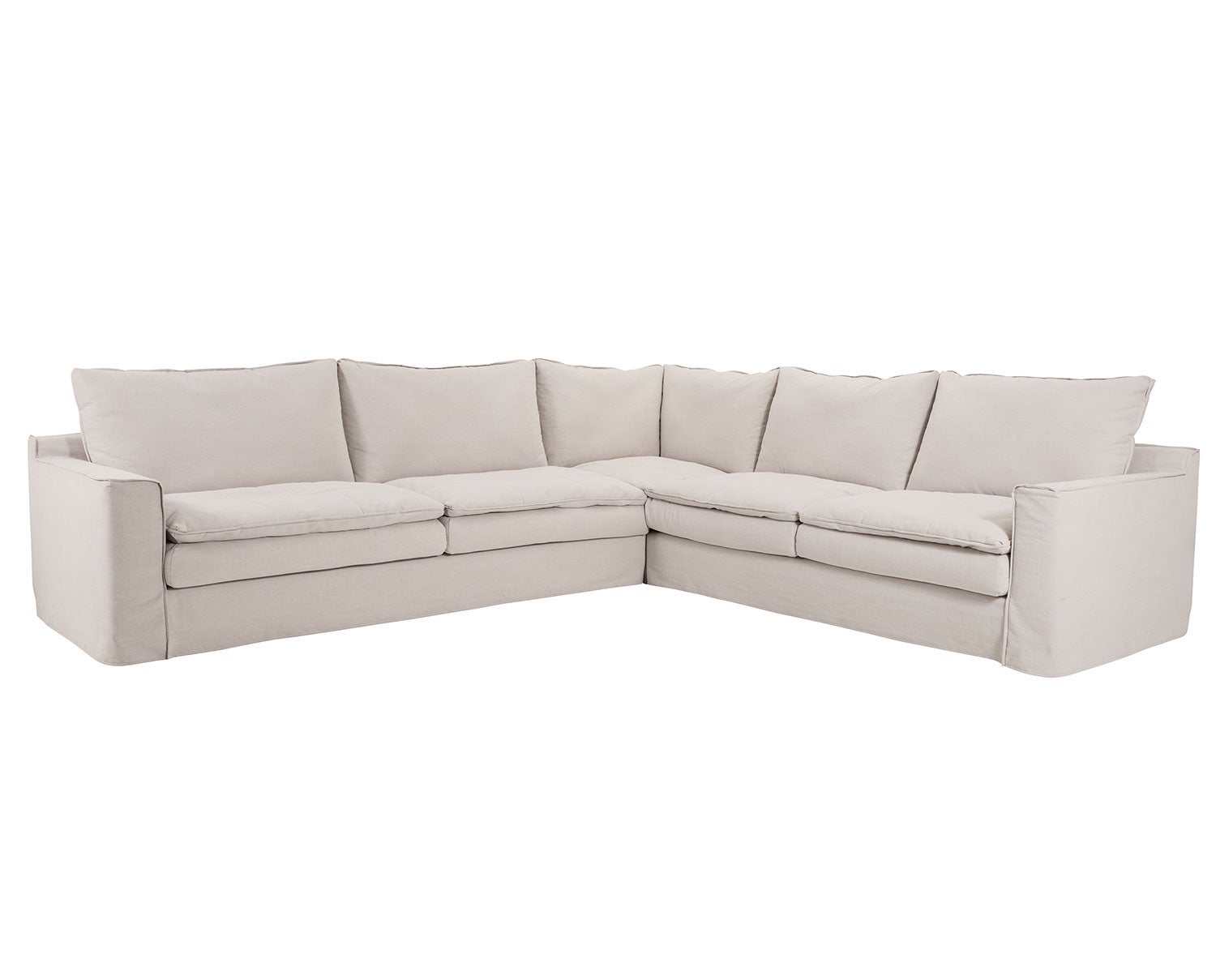 Kibo hörnsoffa, tyg Mariam Sand | Furninova