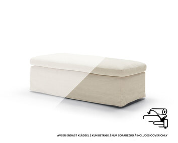 Klädsel till Lill Pall i tyget Caleido Natural