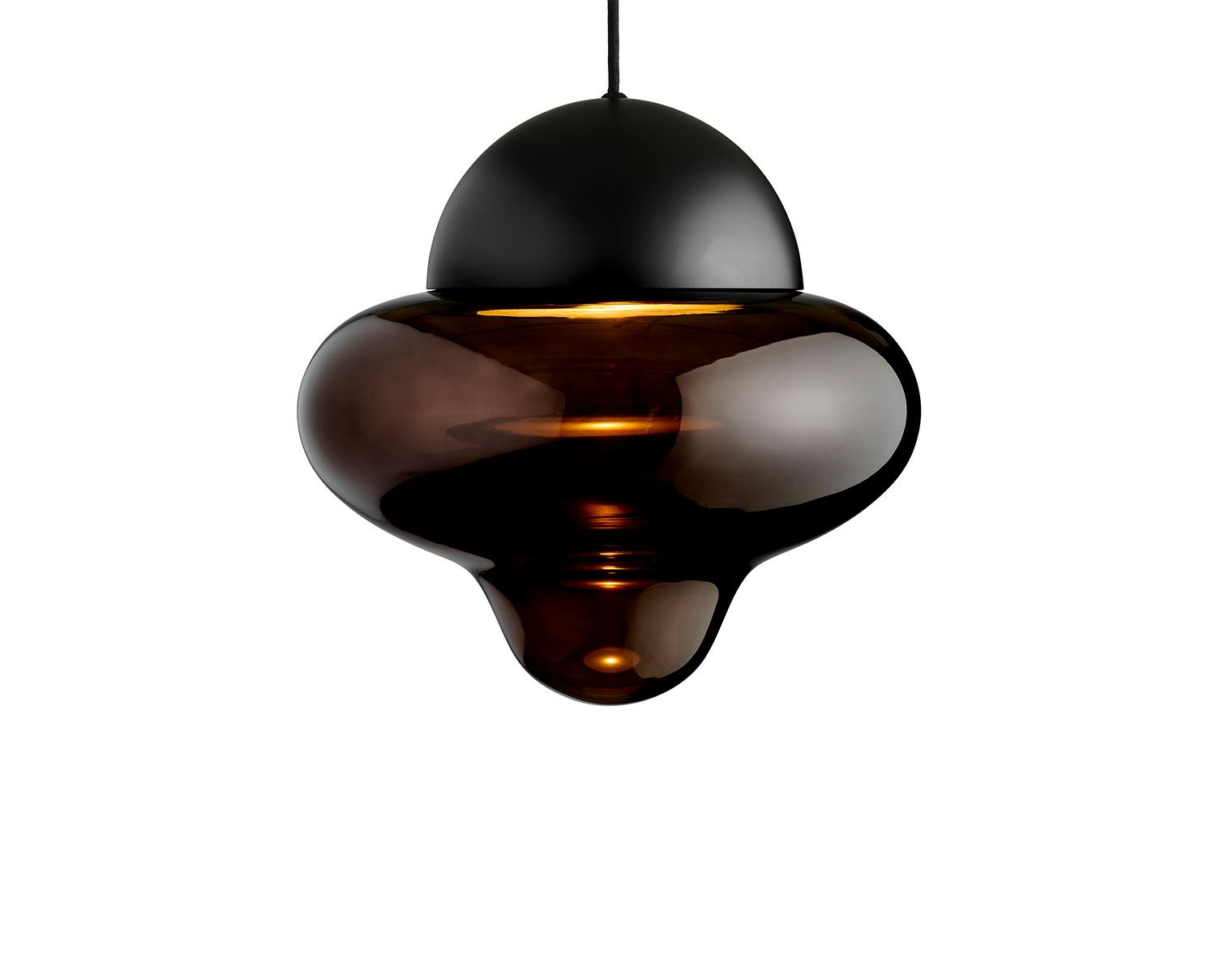 Nutty XL Brown Glass Black