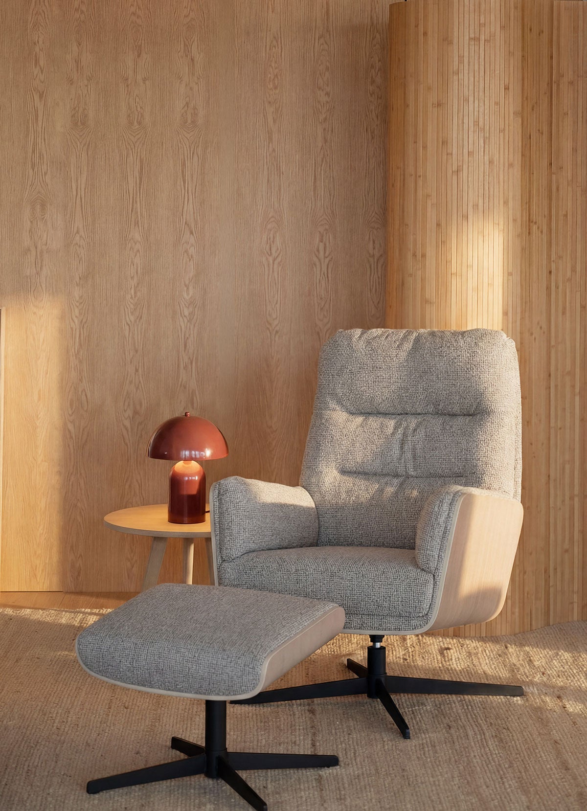 Rowico-Home-Broderick-Lounge-Chair-Footstool-Medium-Beige-White-Oak-Lifestyle