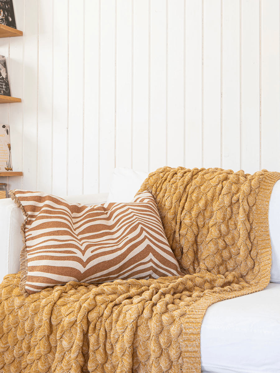 Gems pläd gul från Classic Collection